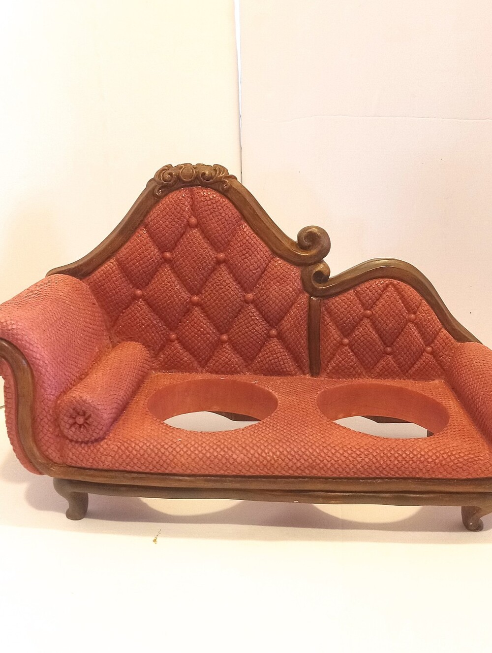 WMG Unique Planter Holder Victorian Sofa Shaped Heavy 2006 Rare